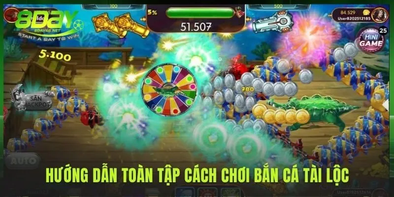Hướng dẫn luật chơi và vũ khí trong game bắn cá tài lộc